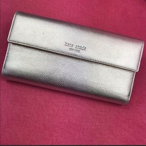 Kate Spade Metallic Envelope Wallet